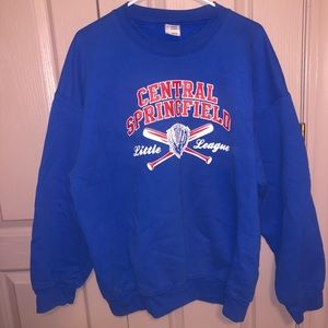 Blue XL Crewneck Sweatshirt